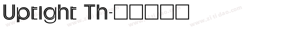 Uptight Th字体转换